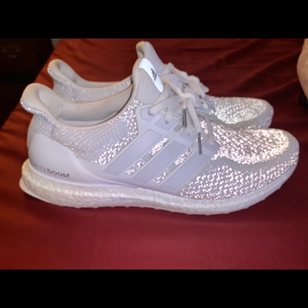 Adidas Ultra Boost 2.0 White reflective sz 13 Men.